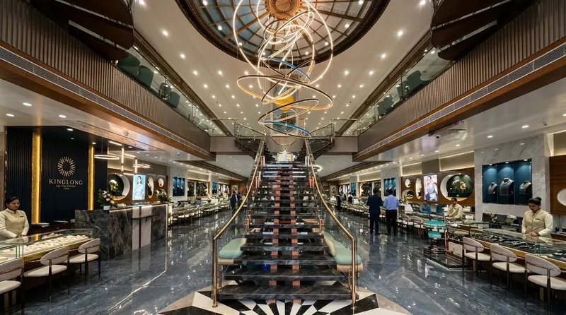 Mahakali Jewellers India lighting project