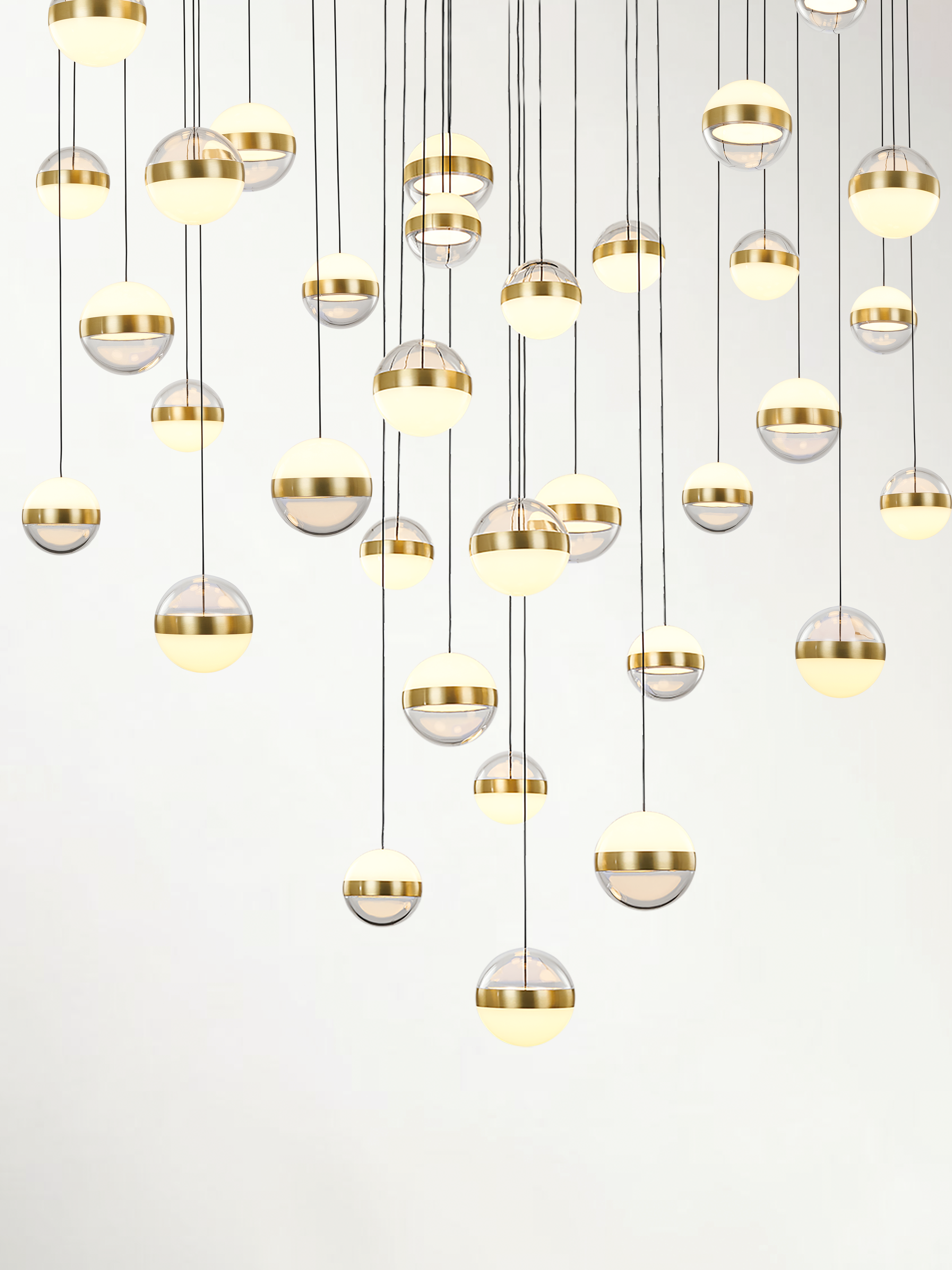 Atomo II chandelier collection