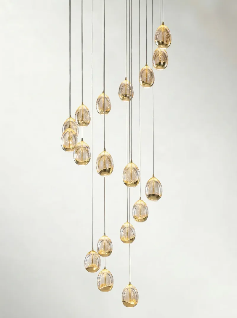 Golden Egg pendant chandelier collection