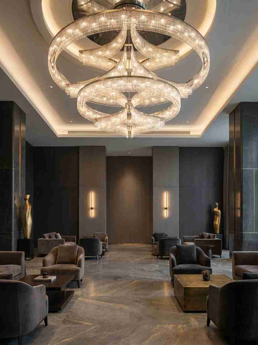 Sheraton Hotel Changsha Grand Lobby Installation