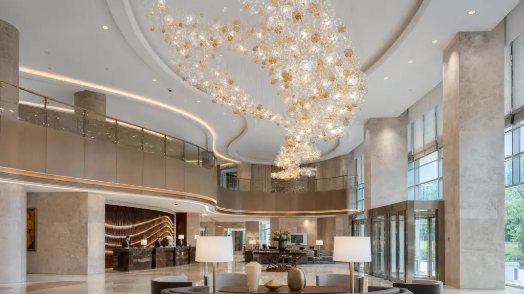 Sheraton Grand Hotel Lobby Lighting: A Case Study in Scale & Material Choices cover image