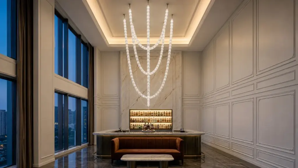 Double-Height Foyer Chandelier Selection: Sizing & Visual Composition cover image